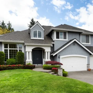 Healthy Front Yard and Cleaned Home Exteriors